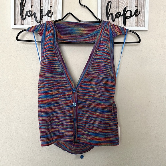 Sweet Republic Tops - Sweet Republic Cropped Halter Top
